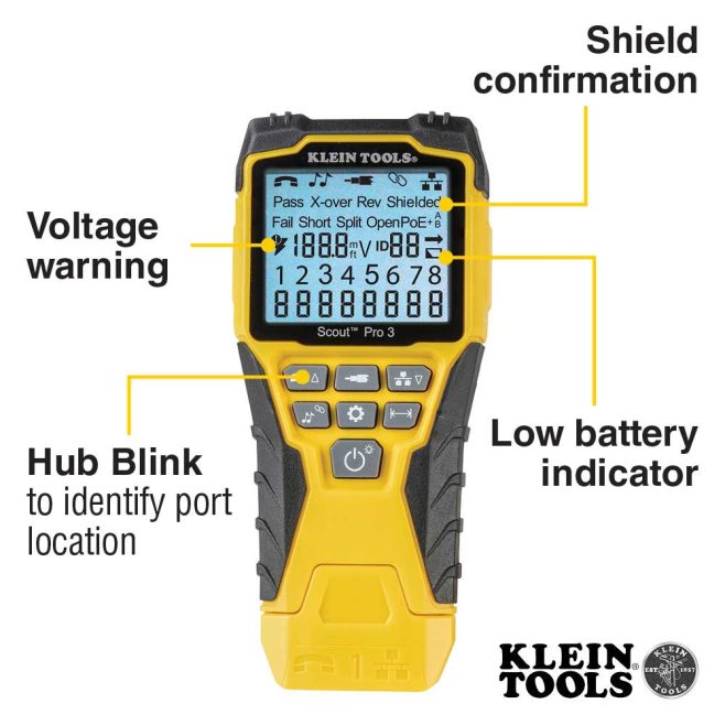 Klein Scout Pro 3 VDV Cable Tester Kit