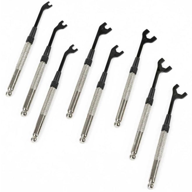 8-Piece Open End Metric Wrench Set 2.5-7.0mm