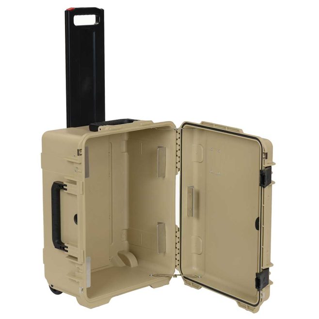 11" Lifetime Warranty Wheeled Desert Tan Tool Case