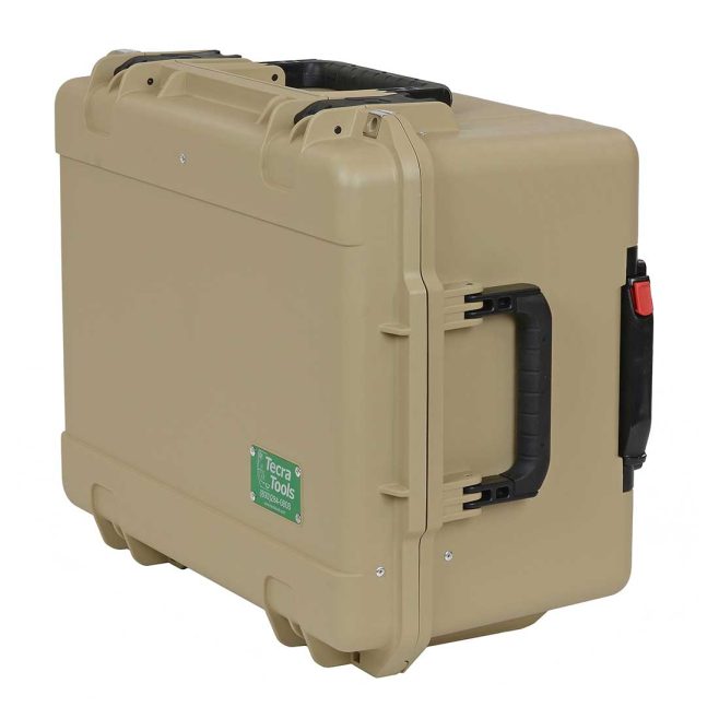 11" Lifetime Warranty Wheeled Desert Tan Tool Case