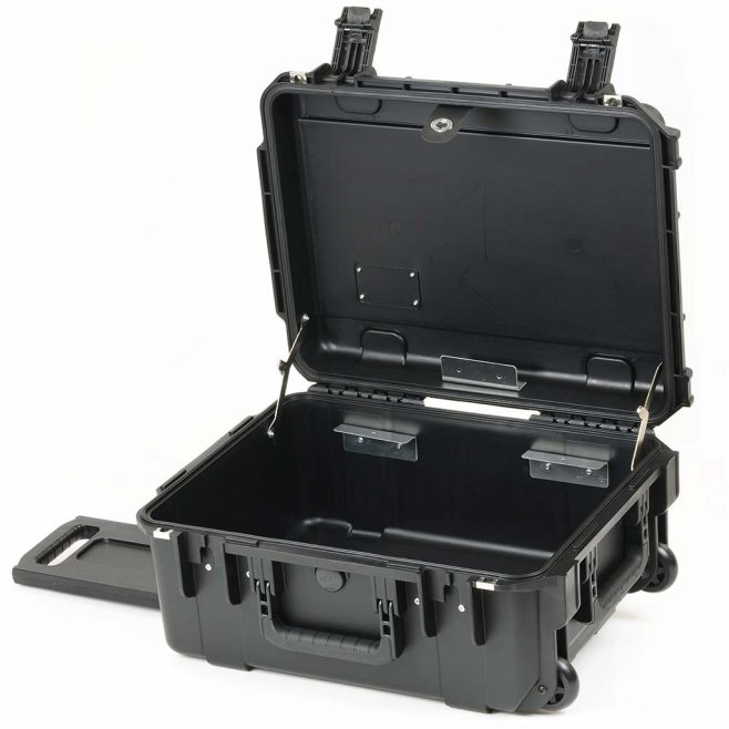 8" Wheeled Lifetime Warranty Black Tool Case