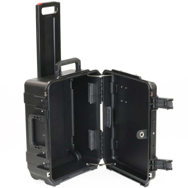 8" Wheeled Lifetime Warranty Black Tool Case