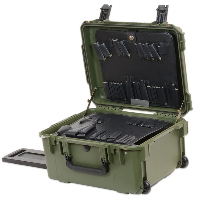 8" Lifetime Warranty Wheeled Olive Drab Tool Case