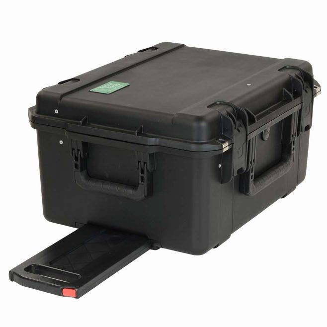 11" Lifetime Warranty Wheeled Black Tool Case