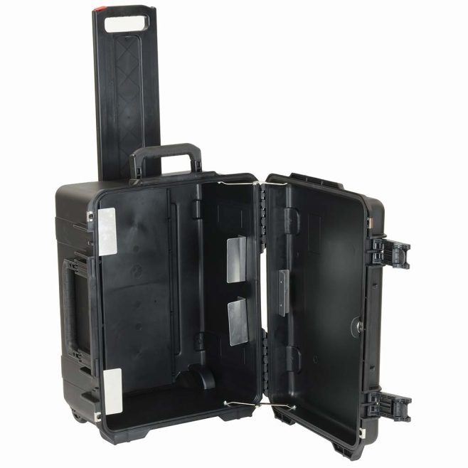 11" Lifetime Warranty Wheeled Black Tool Case