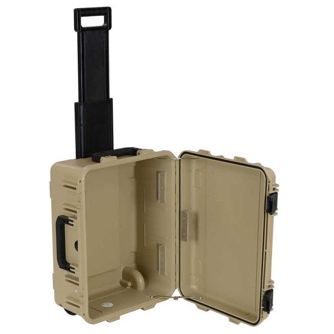 8" Lifetime Warranty Wheeled Desert Tan Tool Case