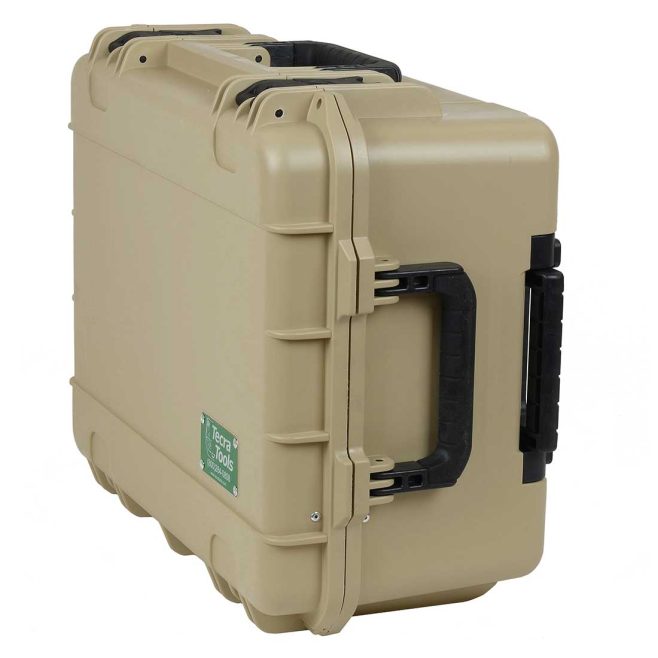 8" Lifetime Warranty Wheeled Desert Tan Tool Case