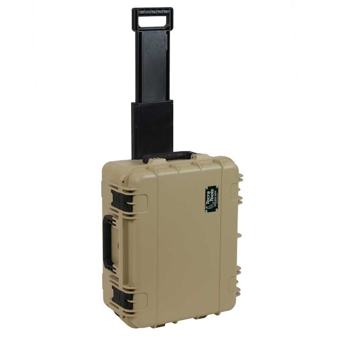 8" Lifetime Warranty Wheeled Desert Tan Tool Case