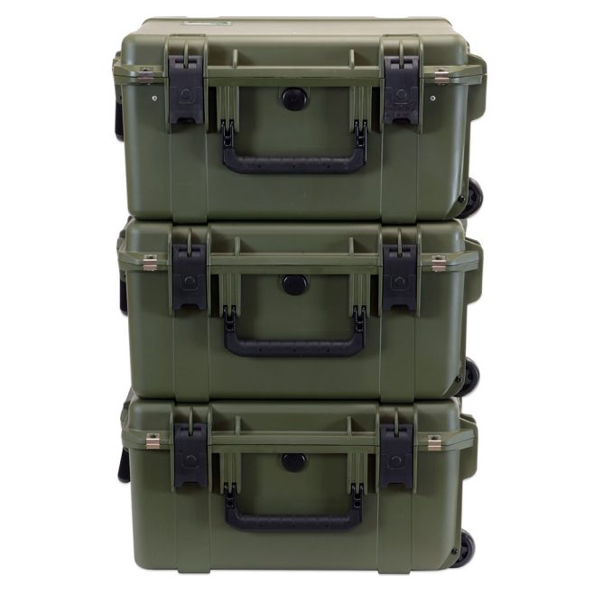 8" Lifetime Warranty Wheeled Olive Drab Tool Case