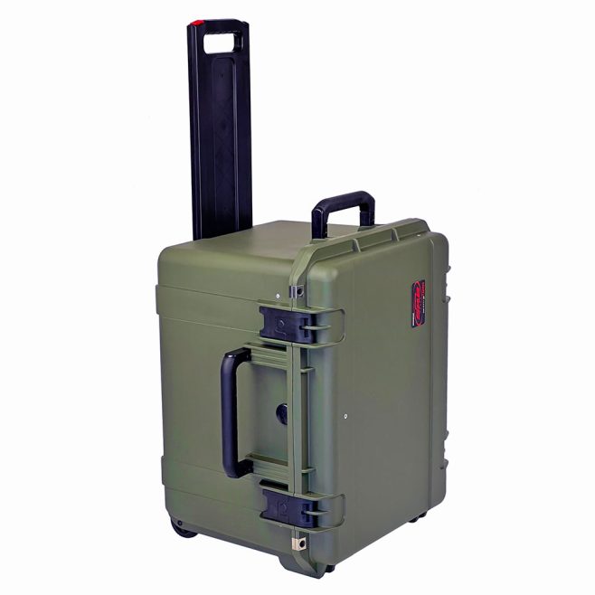 14" Lifetime Warranty Wheeled OD Green Tool Case