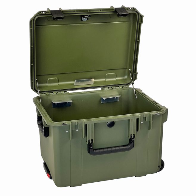 14" Lifetime Warranty Wheeled OD Green Tool Case