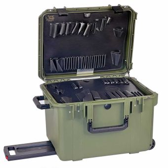 14" Lifetime Warranty Wheeled OD Green Tool Case