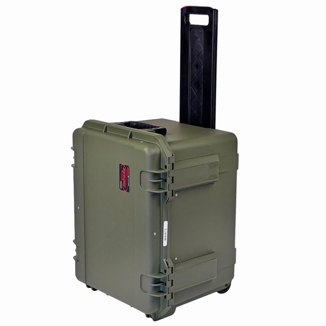 14" Lifetime Warranty Wheeled OD Green Tool Case