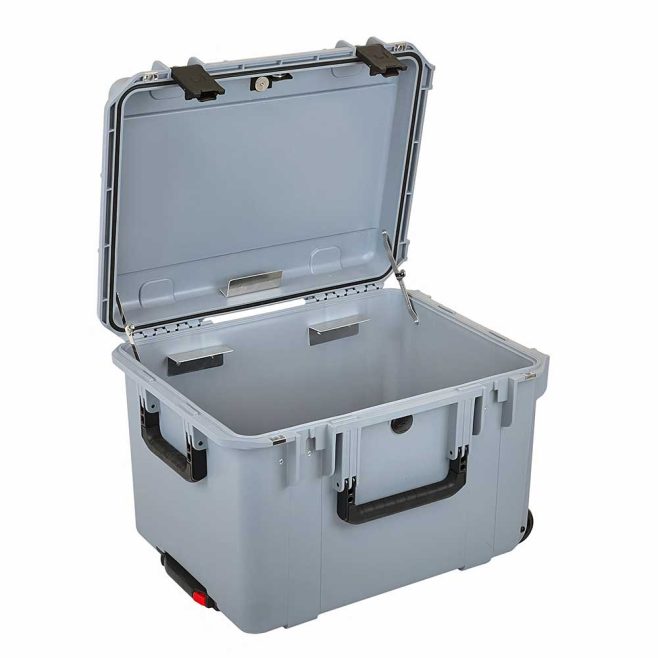 14" Lifetime Warranty Wheeled Gray Tool Case