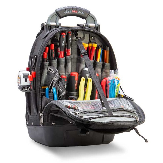 VETO Tech Pac Blackout Backpack Tool Case