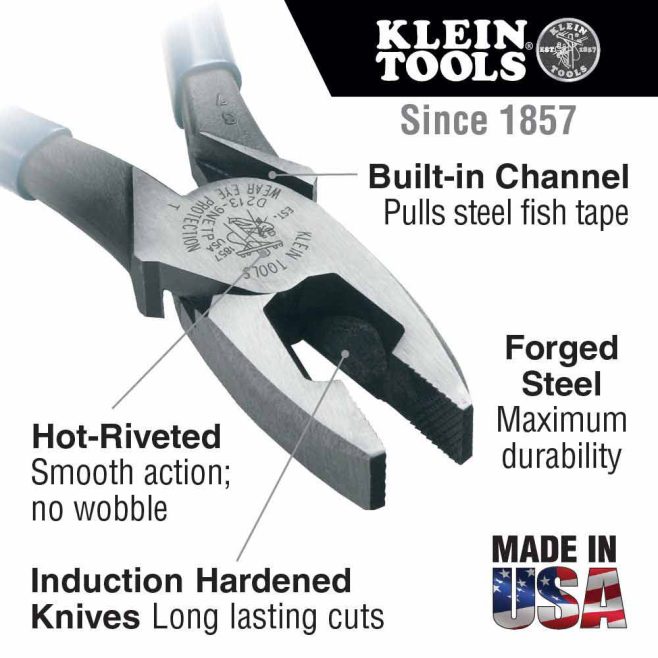 9" Klein Lineman's Pliers