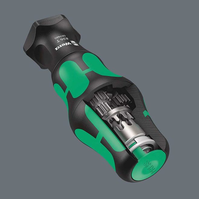 Wera Kraftform 826 T Turbo Bit-Holding Screwdriver Handle