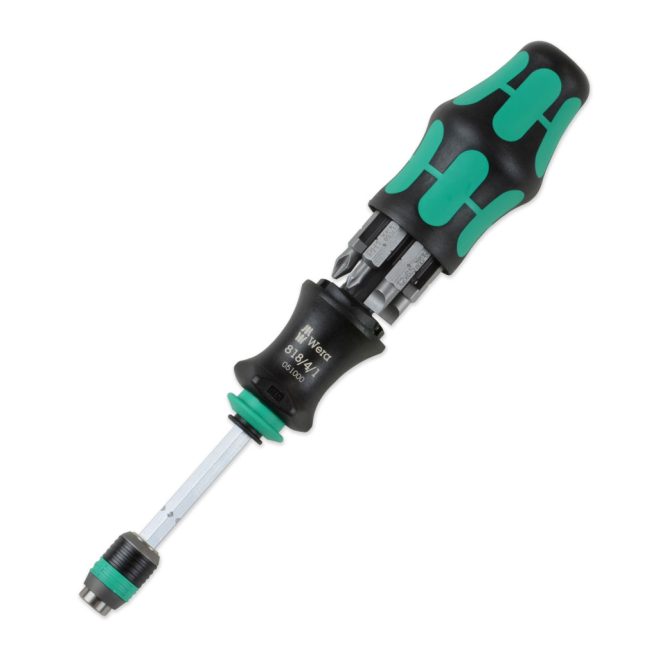 Wera Kraftform Kompact 20 7-In-1 Bitholding Screwdriver with Removable Bayonet Blade