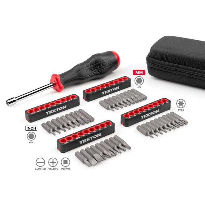 1/4 Inch 37-piece Driver and Bit Set