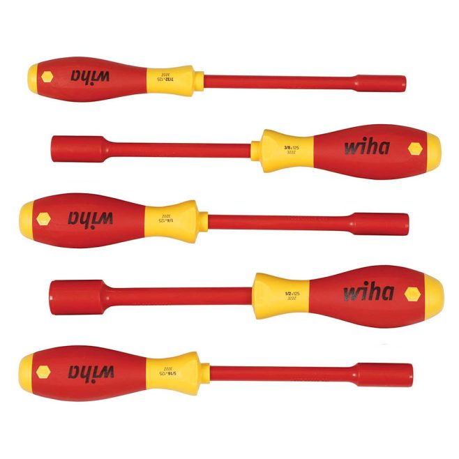 Wiha 5-Piece Insulated Nutdriver Set