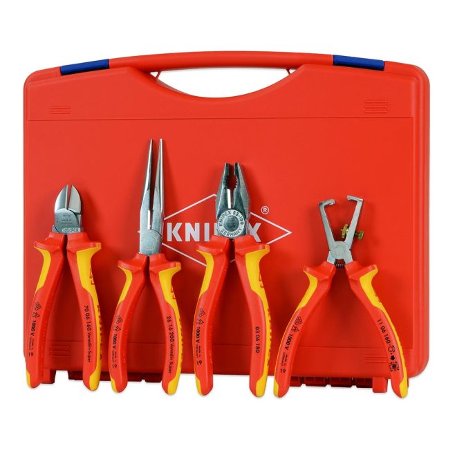 Knipex 4-Piece 1,000V Insulated Tool Set