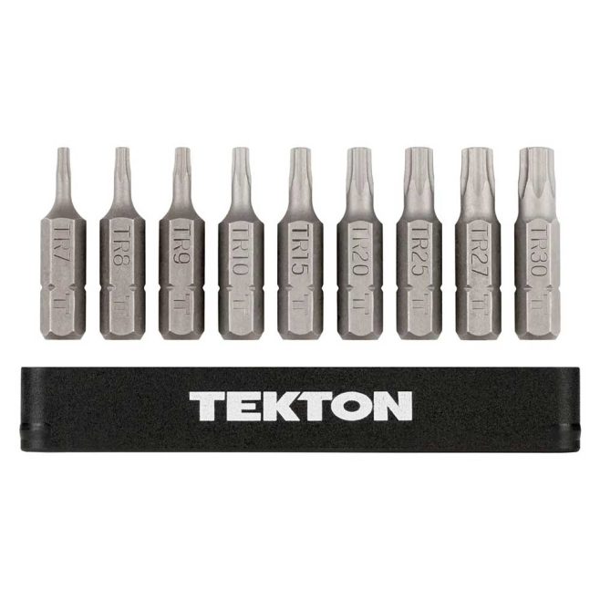 TEKTON Tamper Proof TORX® Bit Set T7-T30