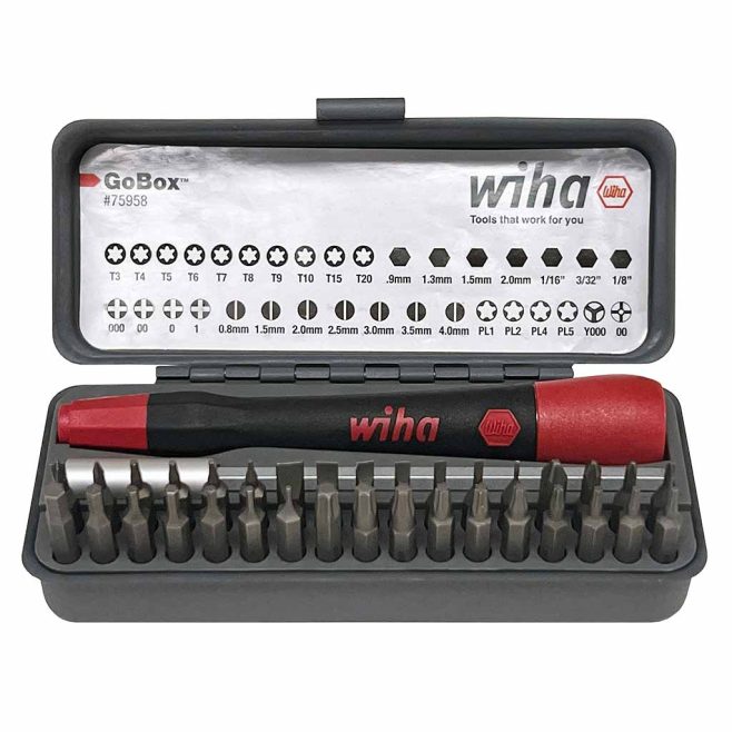 Wiha GoBox 36 Piece Micro Bit Set