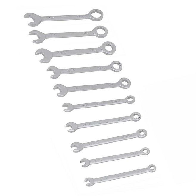 Standard Midget 10pc Wrench Set