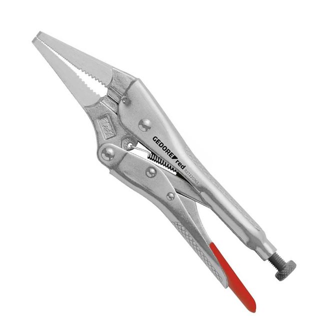 6.5" Gedore Long Nose Locking Grip Pliers