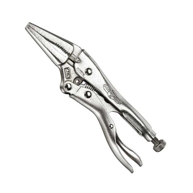 4" Vise Grip Locking Long Nose Pliers