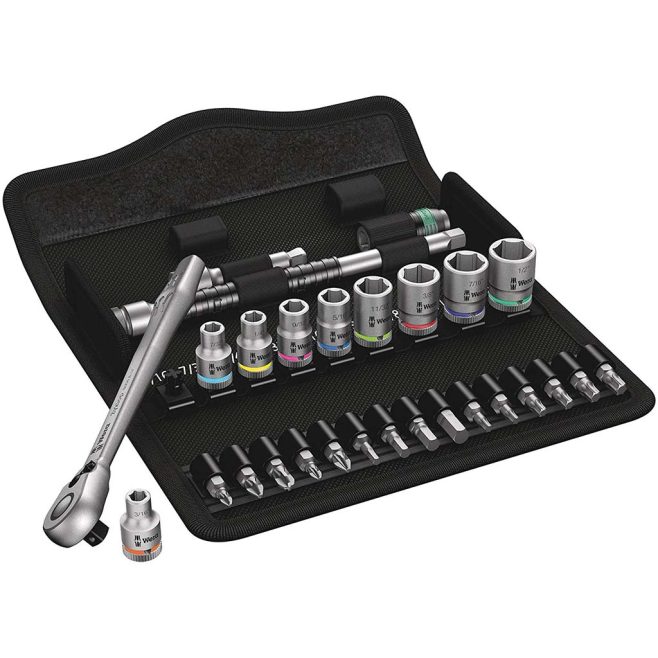 Wera 1/4" SAE 28-Piece Ratchet Set