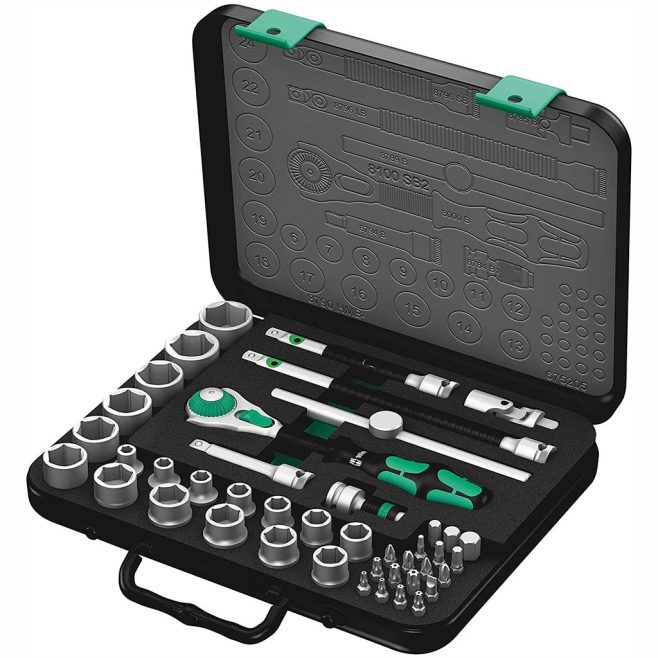 Wera 3/8" 43-Piece Metric Ratchet Set