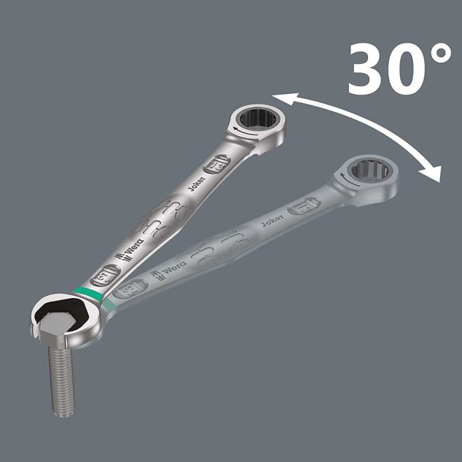 Wera 11-Piece Ratcheting Metric Wrench Set