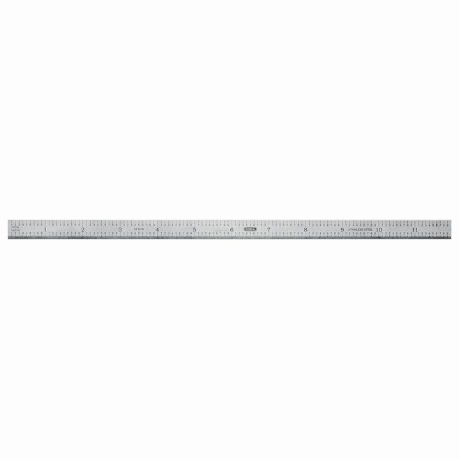 12" Flexible Stainless Steel Ruler