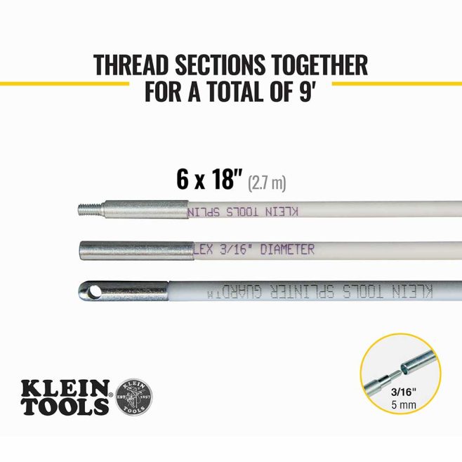 Klein Mid-Flex 9' Glow Rod Set