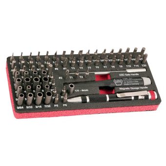 Wiha 68-piece ESD Micro Bit Set