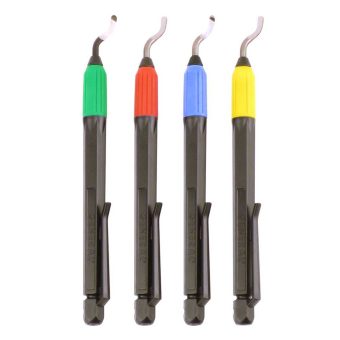 4-piece Swivel Head Deburring Set