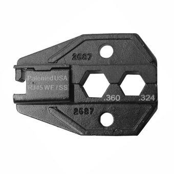 Combination RJ-45 & CATV Coax Crimp Die Set
