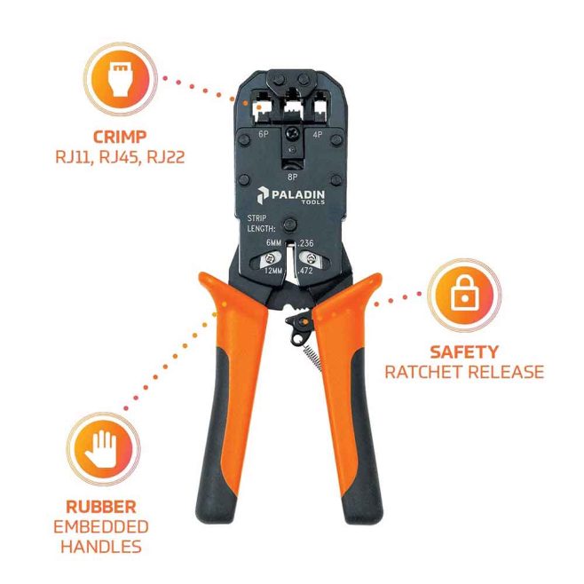 Paladin All-In-One Modular Plug Crimper