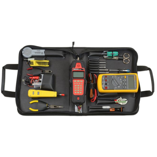 Deluxe Telecom Maintenance Kit with RECON Test Set & Fluke 87 DMM