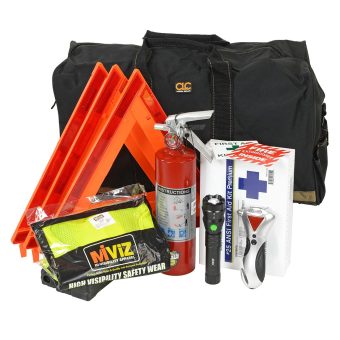 Basic DOT Compliant Fleet Vehicle Safety Kit 18" Tool Bag