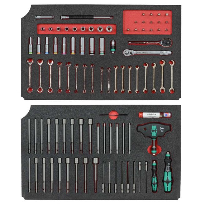 Inch/Metric Tool Control Foam Field Service Tool Kit