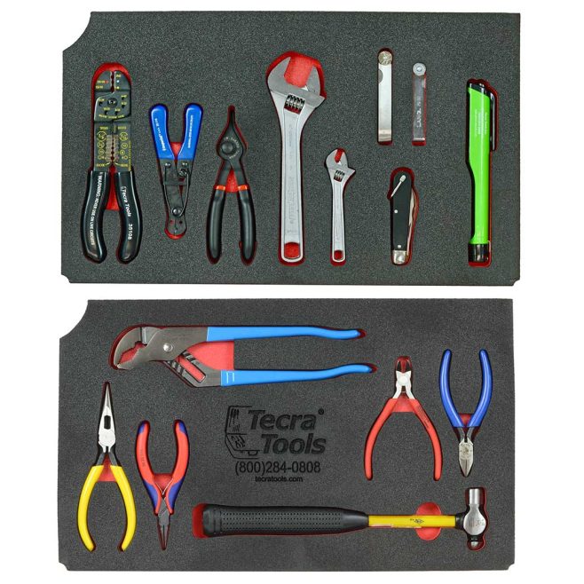 Inch/Metric Tool Control Foam Field Service Tool Kit