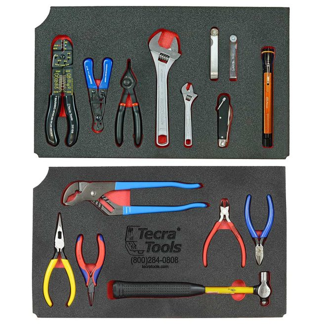 Inch/Metric Tool Control Foam Field Service Tool Kit