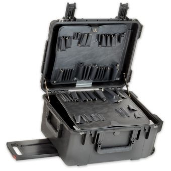 11" Lifetime Warranty Wheeled Black Tool Case