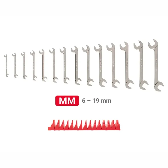 TEKTON Metric Angle Head 14-piece Wrench Set