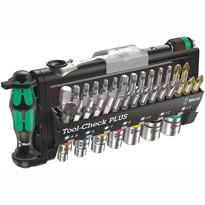 Wera 1/4" Tool-Check Plus 39-Piece Bit Metric Socket Set