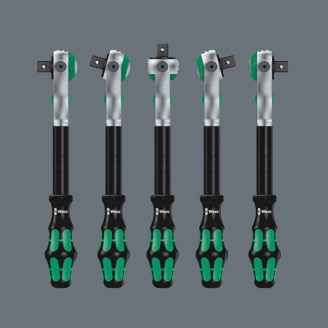 Wera 1/4" 8-Piece Ratchet and Extension Set