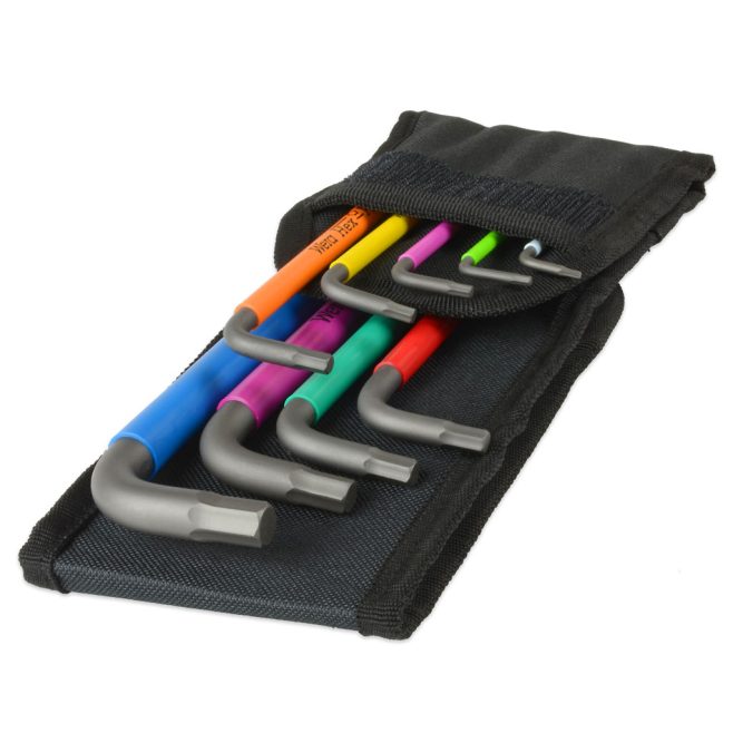 Wera 9 Piece SAE Multicolour Hex Key Set