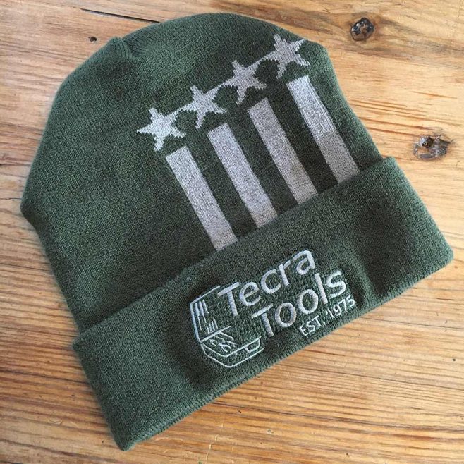 Tecra Stars & Stripes Knit Beanie